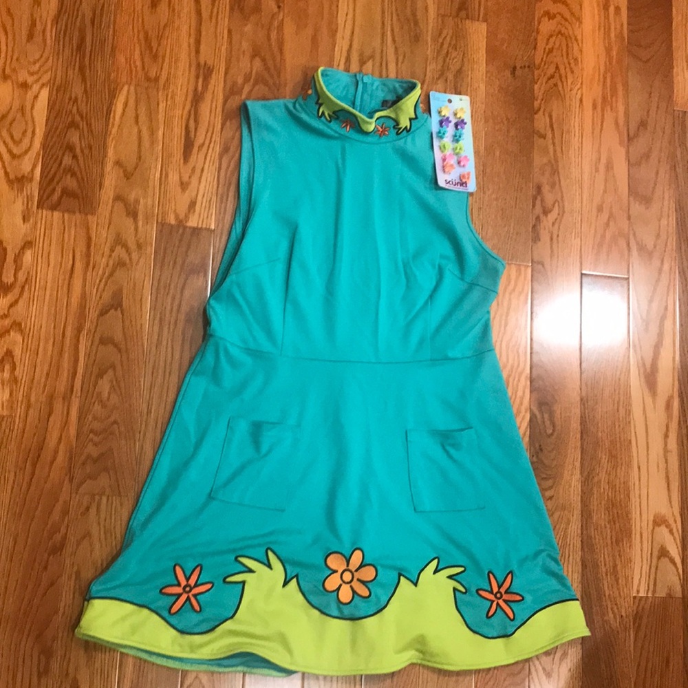 Dolls Kill ScoobyDoo Mystery Machine Sleeveless Mini High-neck Dress Sz 1X 16-18